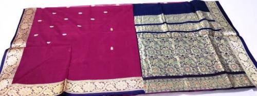 PMK BUMBERG COT SAREES WITH BLOUSE